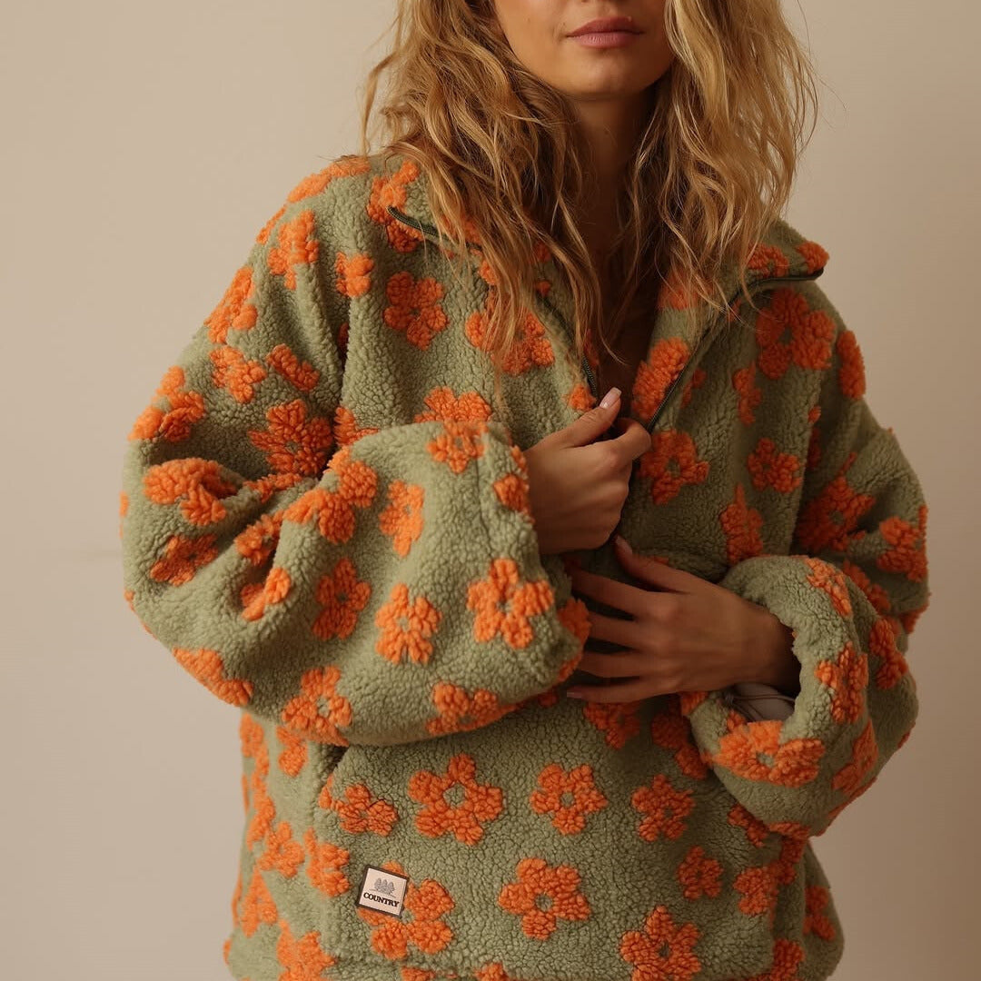 Daisy | Fleece-tröja Bloom