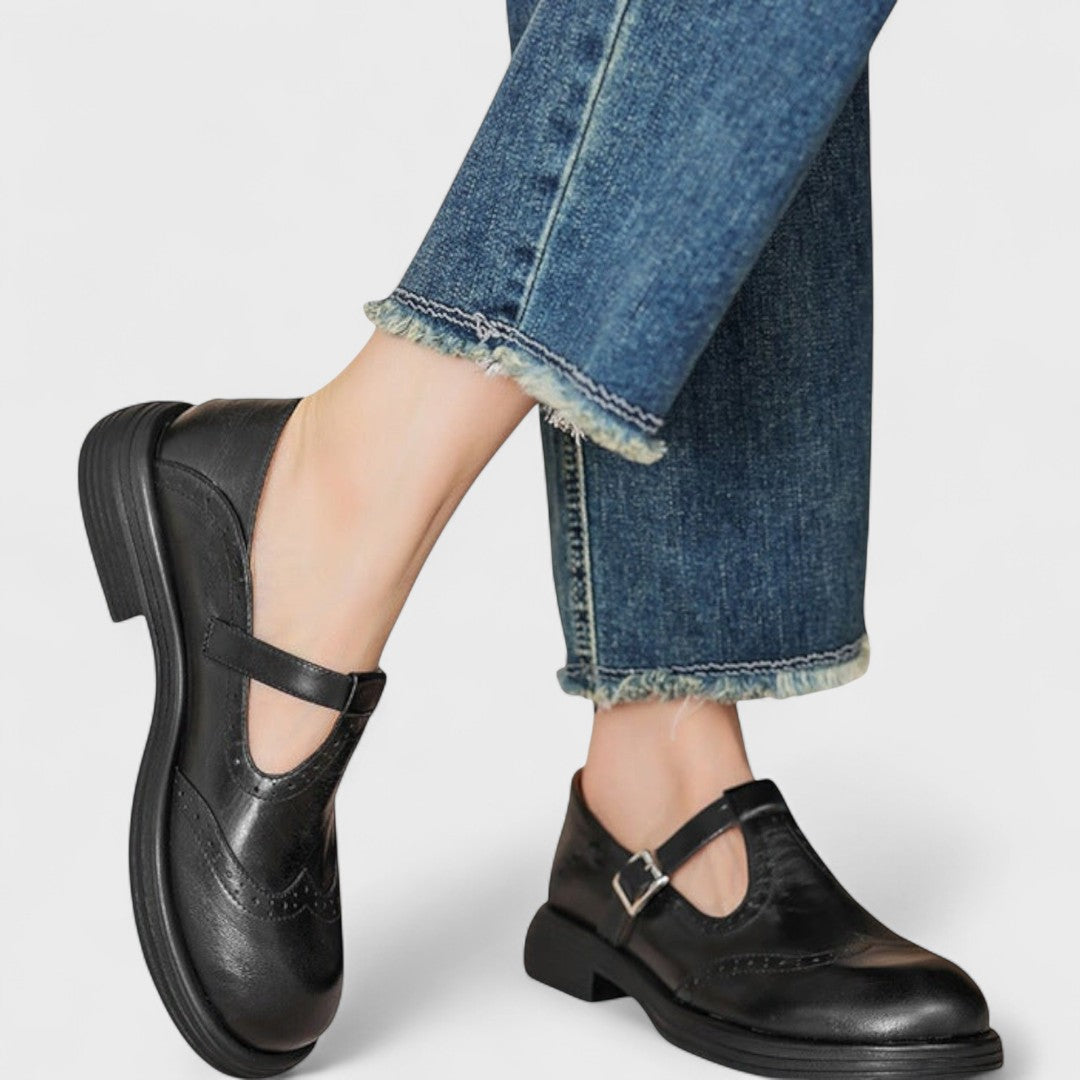 Elisa - Elegans och komfort läderklack