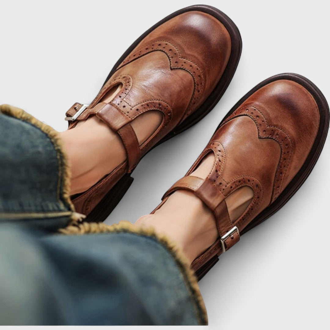 Elisa - Elegans och komfort läderklack